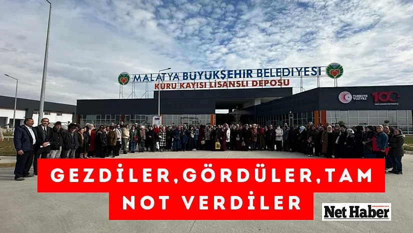 Gezdiler, gördüler, tam not verdiler